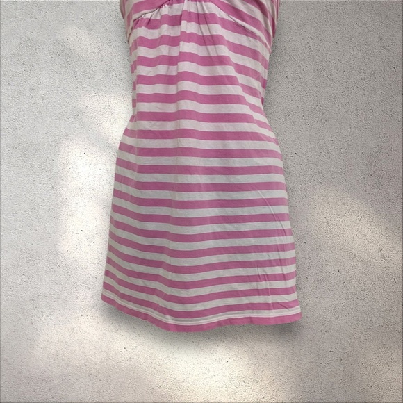 Early 2000s VS PINK Pink & White Striped "Love Pink" Babydoll Dress - Picture 8 of 10